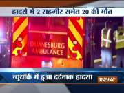 At least 20 killed after limousine crashes in New York