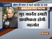 Good governance will be our priority, says Ashok Gehlot ahead of oath-ceremony