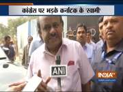 I am ready to step down if Congress leaders doesn't stop crossing their line, says Kumaraswamy