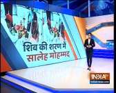 Rajasthan minister Saleh Mohammad prays at Shiva temple in Pokhran