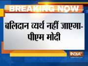 Sacrifices of our brave security personnel shall not go in vain: PM Modi on Pulwama attack