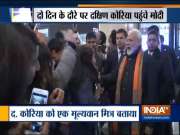 PM Modi arrives in Seoul, greets members of the Indian community