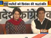 Nation stands shoulder to shoulder with the families of the brave martyrs, says Priyanka Gandhi