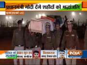 Pulwama Attack: Mortal remains of martyred jawans brought to Delhi, PM Modi to pay tribute