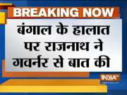 Kolkata Police-CBI face-off: Rajnath Singh speaks to West Bengal Governor Kesari Nath Tripathi