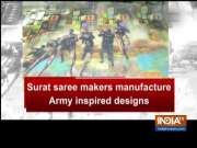 Surat saree makers manufacture Army inspired designs