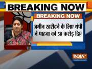 Smriti Irani launches fresh attack, says corruption in the country is a gift by the Congress party