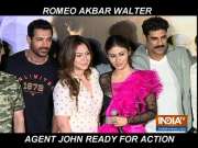 John Abraham and Mouni Roy sizzle at Romeo Akbar Walter Trailer launch