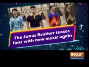 The Jonas Brother teases fans with new music again