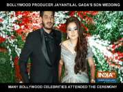 Bollywood celebs grace Jayantilal Gada&rsquo;s son Akshay Gada&rsquo;s wedding reception