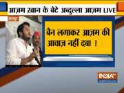 Ban imposed because of being Muslim: Azam Khan's son Abdullah comes in defence of his father