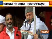 Farooq Abdullah draws controversy again, compares PM Modi with Hitler