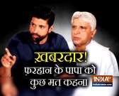 Farhan Akhtar on threats to father Javed Akhtar over &lsquo;burqa&rsquo; ban comment
