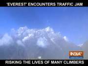 Traffic jam at Mount Everest creates lethal conditions for climbers