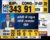 Lok Sabha Election Results 2019: Smriti Irani leading by 15000 votes in Amethi