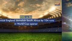 2019 World Cup, Match 1: Clinical England demolish South Africa by 104 runs in tournament opener