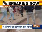 Video: Man wrecks woman's house after getting out on parole, gets beaten up by Gujarat Police