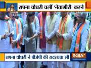 Sapna Choudhary formally joins the Bharatiya Janata Party