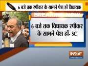 Supreme Court asks rebel MLAs to meet Speaker and submit resignations at 6 pm