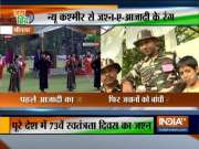 Girls tie rakhi to army jawans in Srinagar