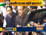 Ghulam Nabi Azad returned from Srinagar airport, calls scrapping of article 370 as 'Kala Kanoon'