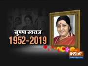 Former Foreign Minister Sushma Swaraj passes away at 67