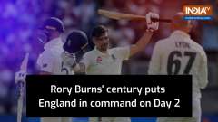 Rory Burns' century puts England in command on Day 3