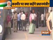 Samjhauta Express arrives from Pakistan, at Attari railway station