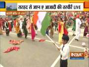 Punjab: People celebrate at Attari-Wagah border ahead of Independence Day
