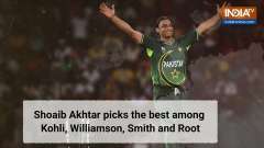 Shoaib Akhtar selects the best among Kohli, Williamson, Smith and Root