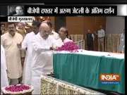 Amit Shah and other top leaders pay last tribute to Former Union Minister Arun Jaitley