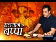 Salman Khan welcomes Lord Ganesha with family