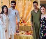 Divyanka Tripathi and husband Vivek Dahiya's Ganesh Chaturthi 2019 celebration