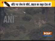 Pakistani soldiers retrieved the bodies of their killed personnel after showing white flag