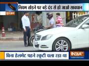 Gurugram: Man fined Rs 23,000 for violating traffic rules