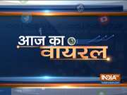 Aaj Ka Viral: Video of a man walking on moon-like surface goes viral on social media