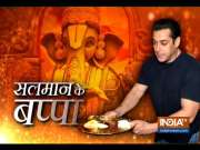Salman Khan and his family welcome Ganpati Bappa at sister Arpita&rsquo;s house