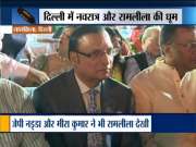 IndiaTV Editor-in-Chief Rajat Sharma attends Ramleela program in Delhi