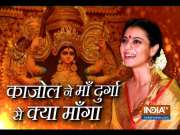Kajol celebrates Durga Puja with mother Tanuja, sister Tanishaa Mukerji