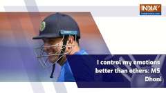 I control my emotions better than others: MS Dhoni reveals mantra behind being 'Captain Cool'