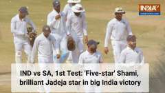 IND vs SA, 1st Test: 'Five-star' Shami, brilliant Jadeja star in big India victory