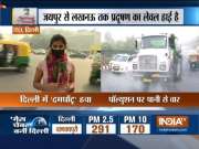 EDMC sprinkles water on roads as pollution control measure post Diwali