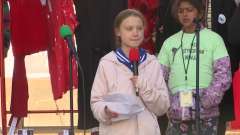Greta Thunberg tells Denver rally: &lsquo;We are the change&rsquo;
