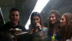 Watch how Housefull 4 team celebrated Pooja Hegde's birthday on train