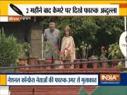 National Conference (NC) delegation meets Farooq Abdullah at his residence in Srinagar