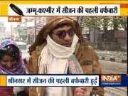 Tourists enjoy fresh snowfall in Srinagar