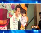 TV star kids attend the birthday party of Karanvir Bohra's twins.
