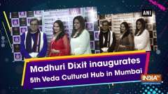 Madhuri Dixit inaugurates 5th Veda Cultural Hub in Mumbai