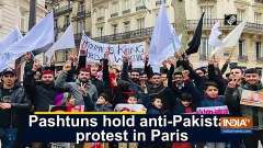 Pashtuns hold anti-Pakistan protest in Paris