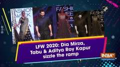 LFW 2020: Dia Mirza, Tabu and Aditya Roy Kapur sizzle the ramp